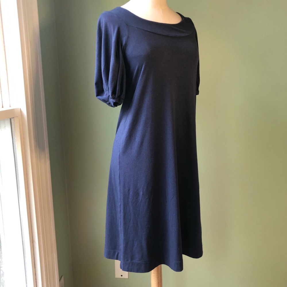 Splendid Navy Blue Short Sleeve Shift Tee Dress M